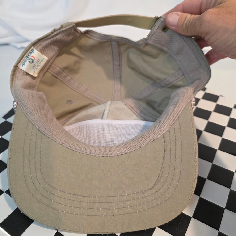 Vintage Sportcap Santa Anita The Great Race Place Rope Hat Khaki OSFA - Picture 6 of 7